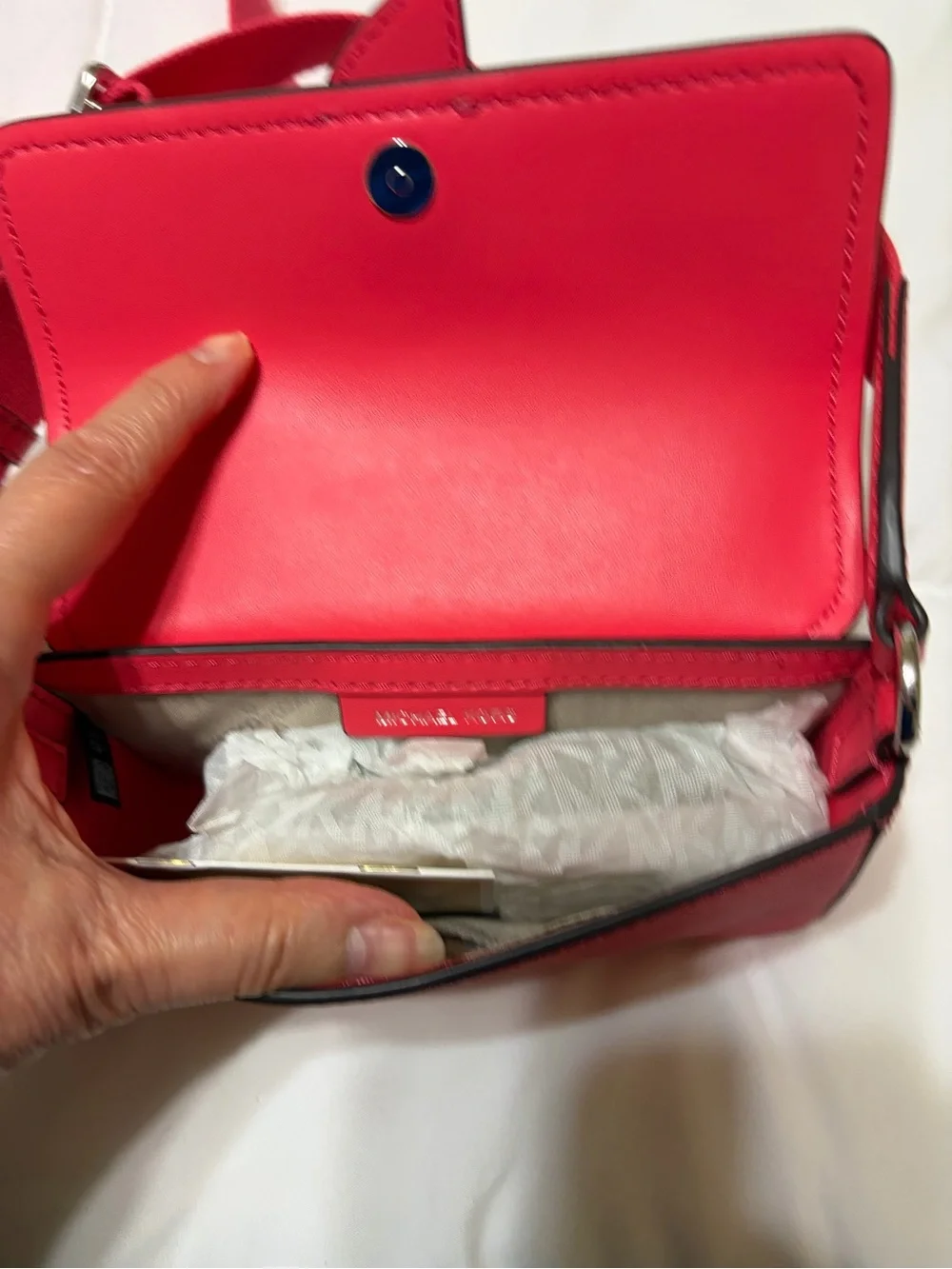 Michael Kors Hot Pink Crossbody Phone Bag with Wide Strap
